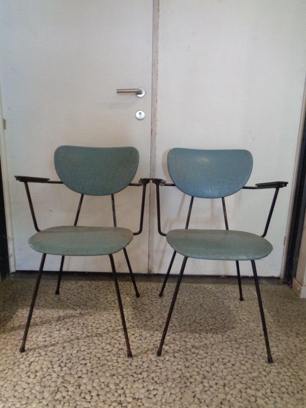 2 retro stoelen