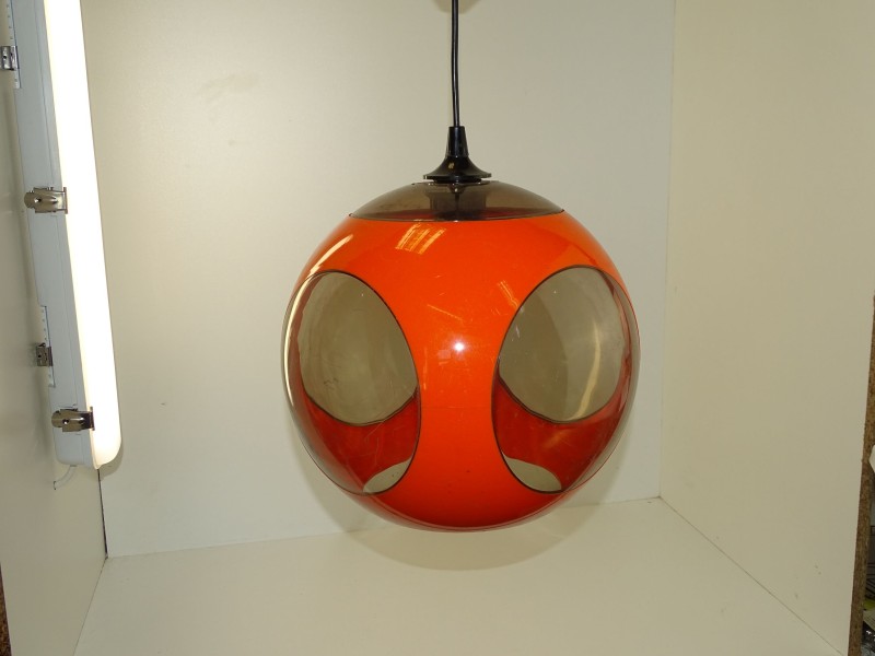 Retro Hanglamp, Space Age UFO Bugeye Lamp, Jaren 70