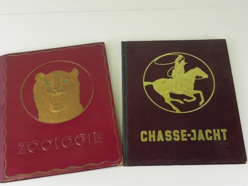 Kwatta: 2 chromoalbums Zoölogie en Chasse/Jacht jaren '30