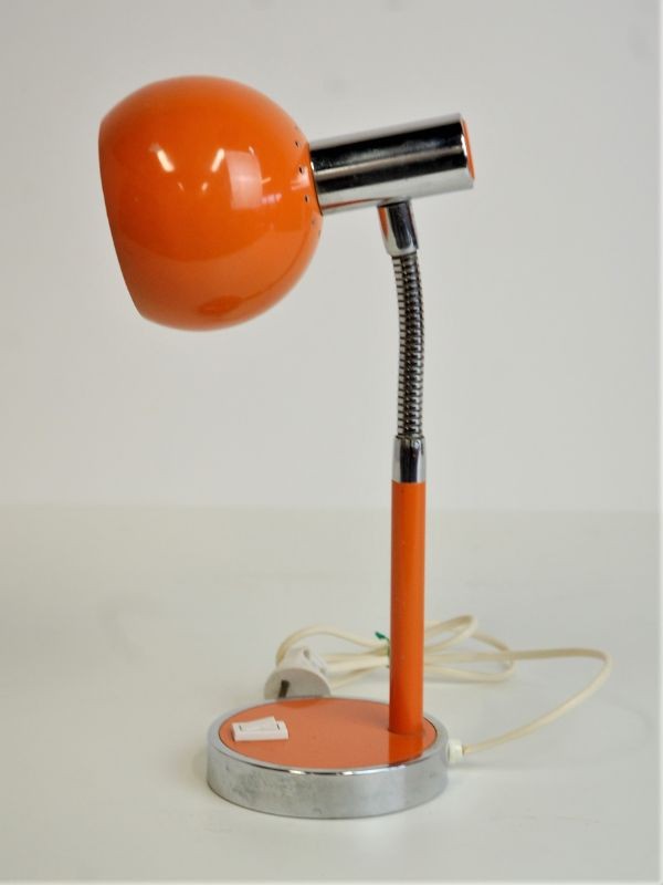 Vintage oranje lamp - Kringwinkel