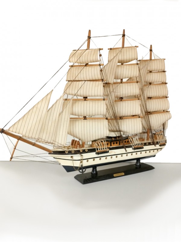 Groot schip (windjammer) driemaster modelbouw