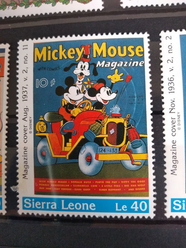 Postzegelverzameling Disney