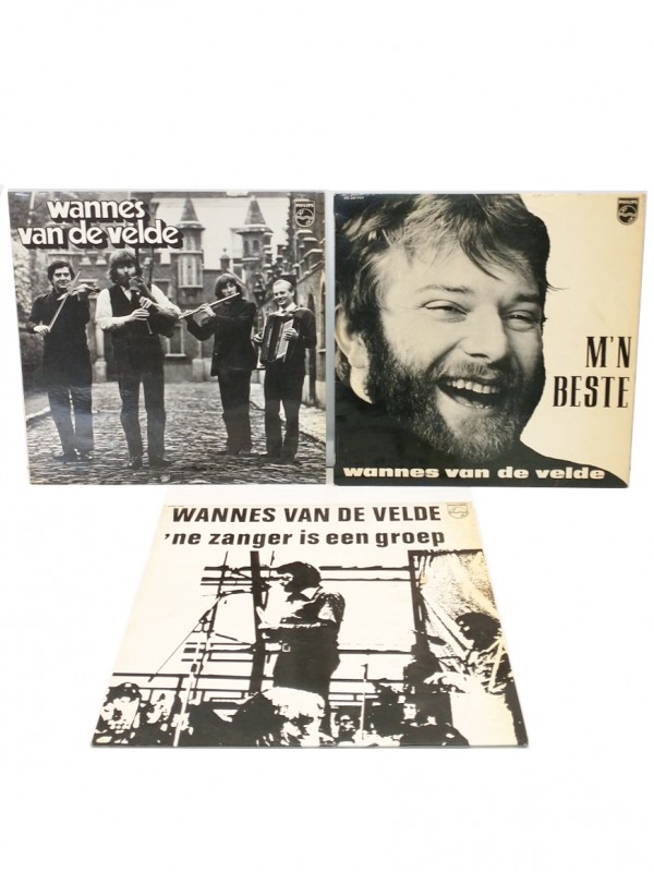 3 LP's  Wannes Van de Velde