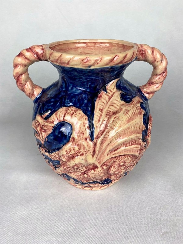 VICTORIAANSE baluster vaas met draken van circa 1900