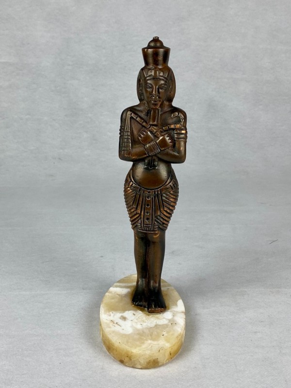 Bronzen beeld van de Egyptische god Osiris