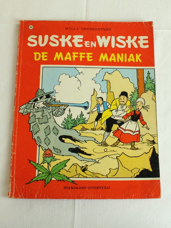Eerste druk: Suske en Wiske Nr 166, De Maffe Maniak