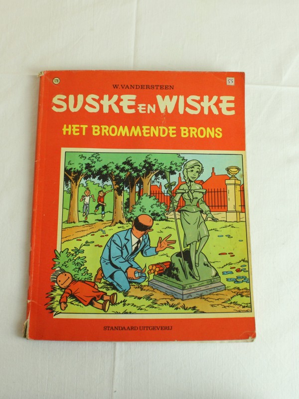 Eerste druk: Suske en Wiske Nr 128, Het Brommende Brons