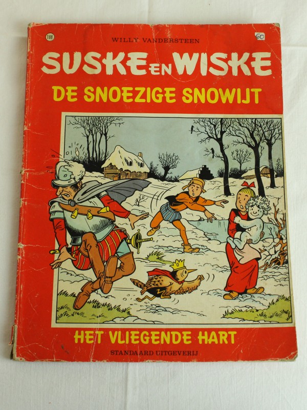 Eerste druk: Suske en Wiske Nr 188, De Snoezige Snowijt / Het vliegende Hart