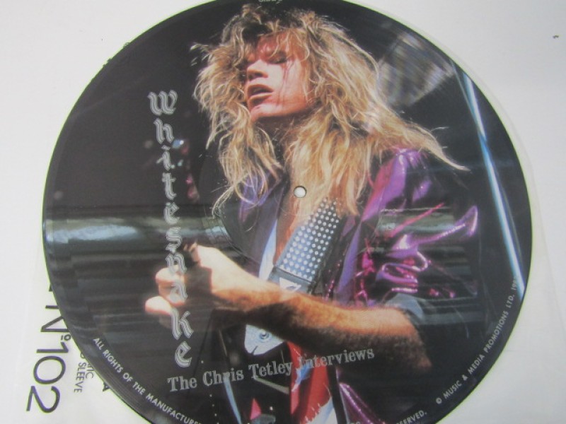 LP, Picture Disk Whitesnake, The Chris Tetley Interviews, 1987.
