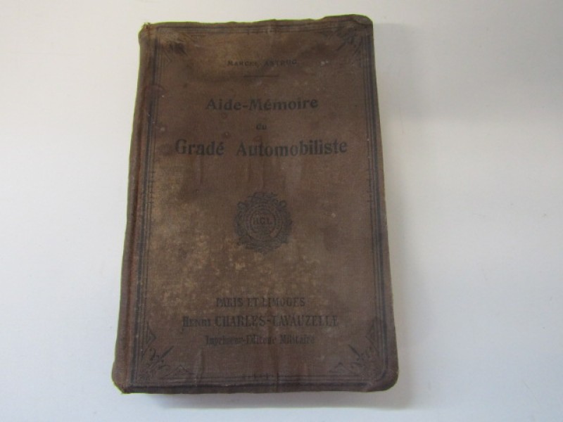 Boek, Aidé-Mémoire du Grandé Automobiliste, 10de editie