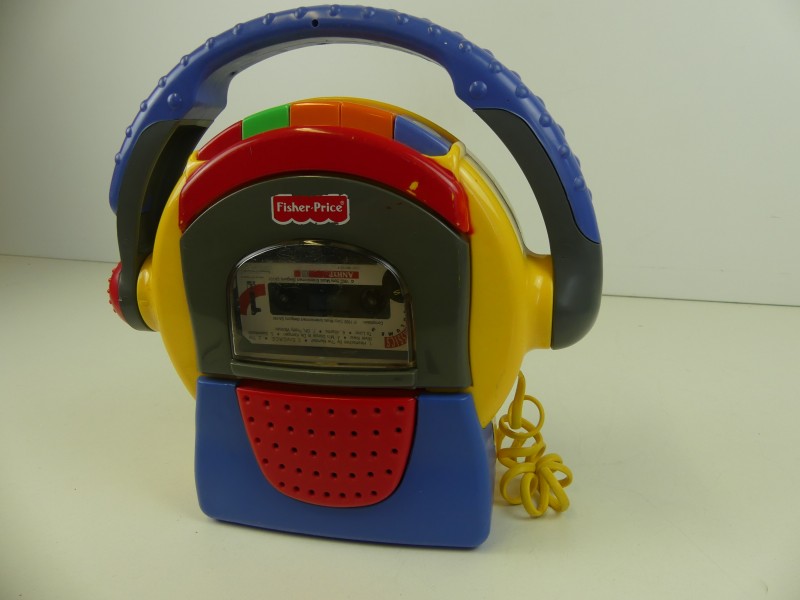 een experiment doen jacht Deens Vintage Fisher Price Cassette Player-rec-mic uit 1990 - De Kringwinkel