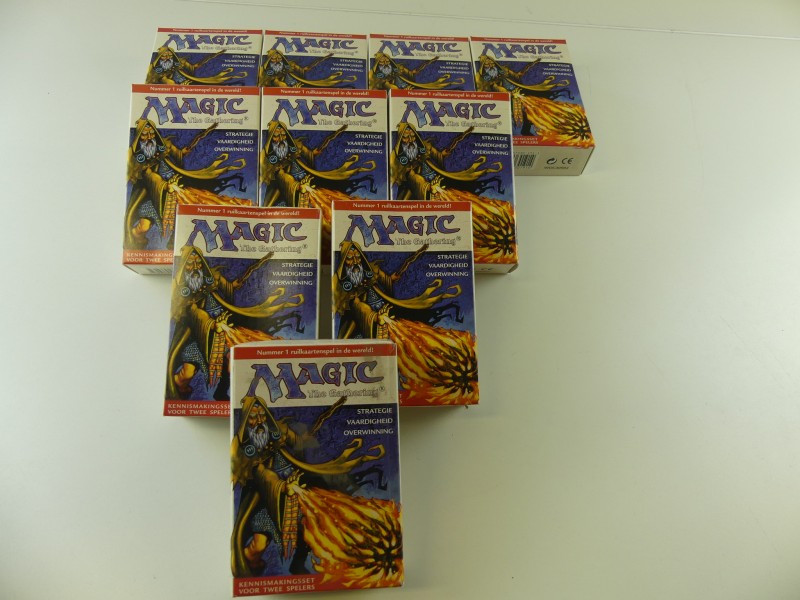10 x ongeopende doosjes Magic The Gathering "kenningsmakingsset voor 2 spelers" 1996
