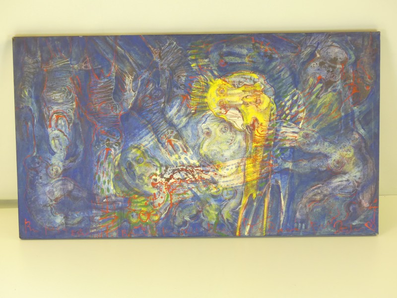 Schilderij op doek - abstracte figuratie - 1994 Rio